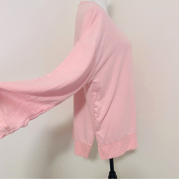 Avia Women’s Pink XL (16-18) Blouse Thumb Holes Scoop Neck Relaxed Comfy EUC - Picture 5 of 9